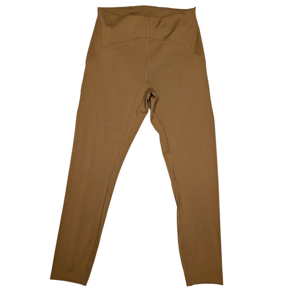 Lululemon Size 8 Copper Brown Stretch Leggings Yoga Pants Athletic